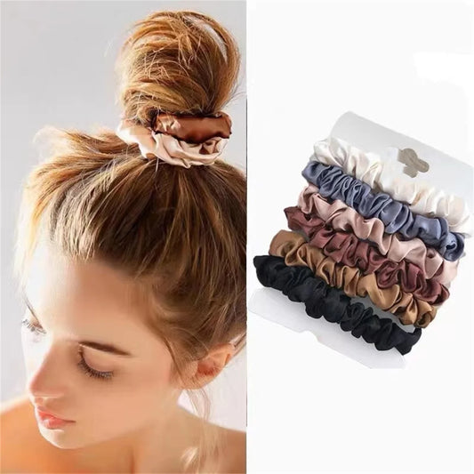 Satin Scrunchie Set